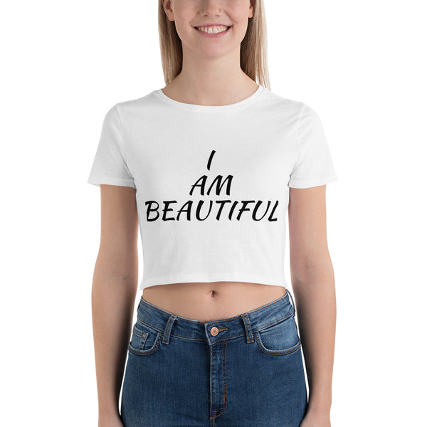 Women’s Crop Tee- I am beautiful