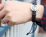 Vintage Bracelet  Tai Chi Ying Yang Men  Wristband