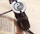 Vintage Bracelet  Tai Chi Ying Yang Men  Wristband