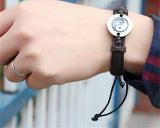 Vintage Bracelet  Tai Chi Ying Yang Men  Wristband