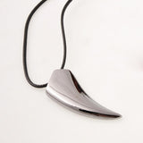 SUSENSTONE Stainless Steel Wolf Tooth Necklace Pendant Necklaces Jewelry