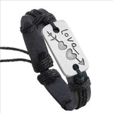 Unisex Bracelets  Cowhide Bracelets